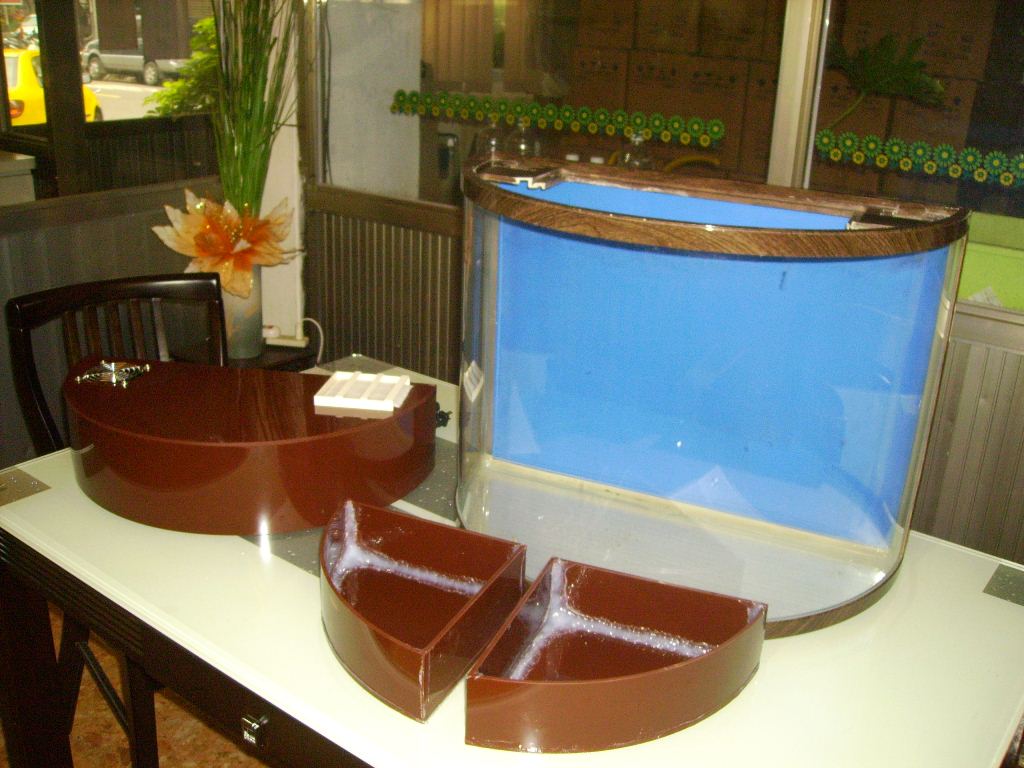 2尺魚缸2件內盆